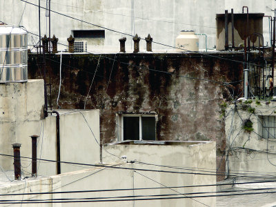 Black cityscape, Buenos Aires