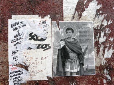 torn posters, Montevideo
