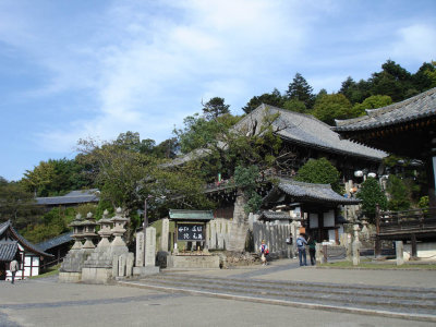 Tshdai-ji is one of the places in Nara that UNESCO has designated as a World Heritage Site
