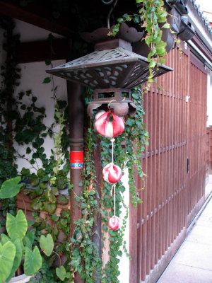 This is a traditional protection symbol found on almost all the homes in Nara
