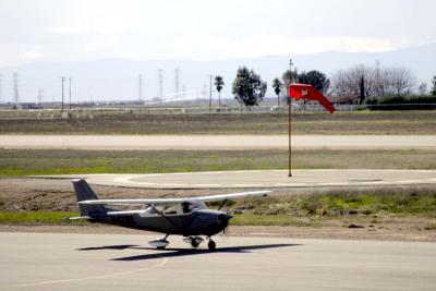 Gray Ghost Taxiing In