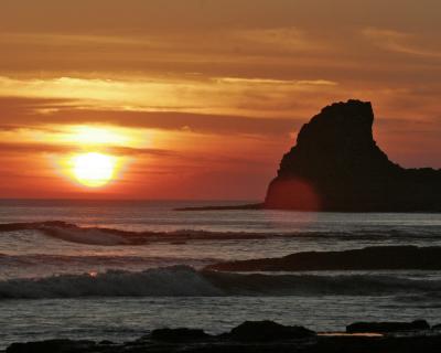 Sunset at Playa Maderas