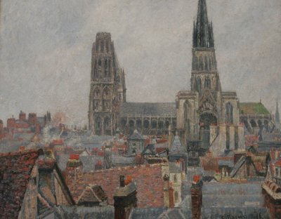 The Roofs Of Olden Rouen, Gray Weather