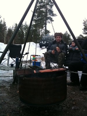 Grillning av korv 2