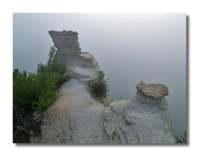 Miners Castle in Fog