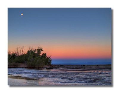 Moon over Medano Creek