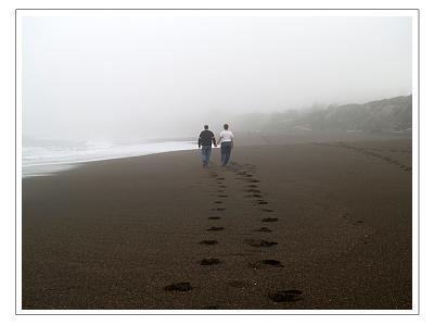 Walking on the Beach