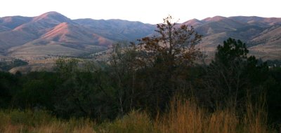 Dawn on Western Hills, September 2007