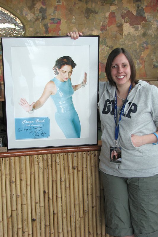 Jo won the one-of-a-kind poster
