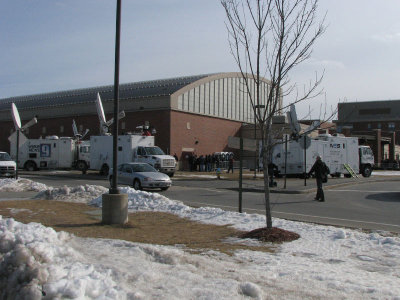 News Trucks Galore outside of North HS