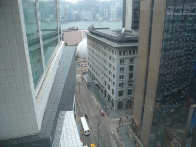 Hong Kong Imperial hotel room 1711 view