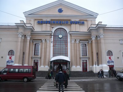 Vilnius main railway station