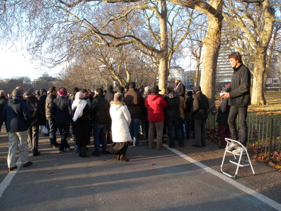 London Hyde Park speakers corner