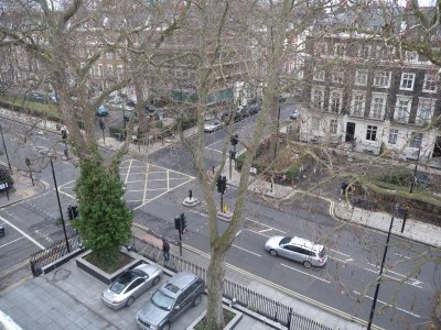 London view from Westpoint hotel 12-1-2010