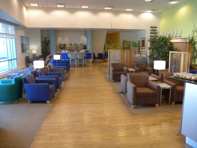 Terrace lounge at SFO