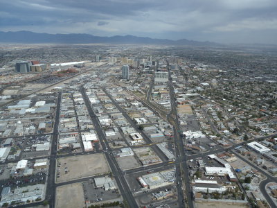 Las Vegas downtown from Stratosphere