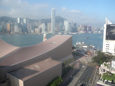 Hong Kong YMCA hotel room 1433 room view