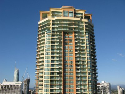 Gold Coast Crown Towers viewed from the GCI hotel