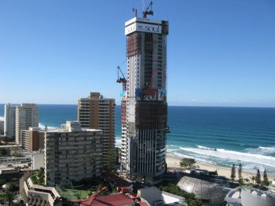 Surfers Paradise view from Courtyard Marriott