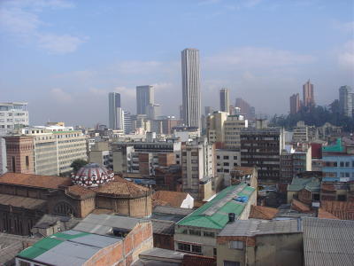 Bogota hotel room view