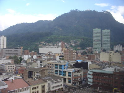 Bogota hotel room view