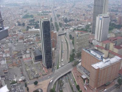 Bogota Torre Colpatria  view