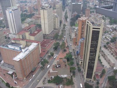 Bogota Torre Colpatria  view