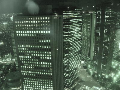 Tokyo government building view