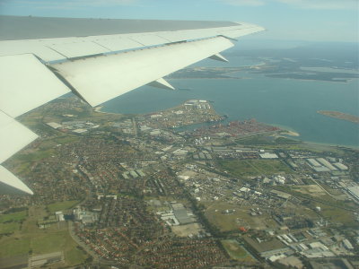 Departring Sydney october 2007
