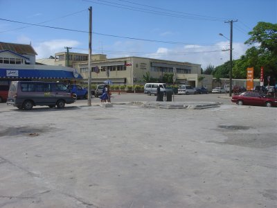 Nuku'alofa main police station opposite area destroyed in 2006 riots