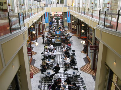 Adelaide arcade Rundle Mall