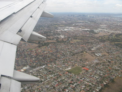 Arriving Melbourne march 2008