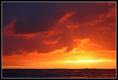Sunrise off Kaikoura, New Zealand