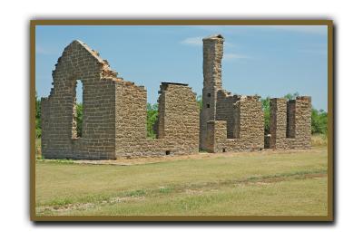 Administration Building Ruins, Fort Griffen TX