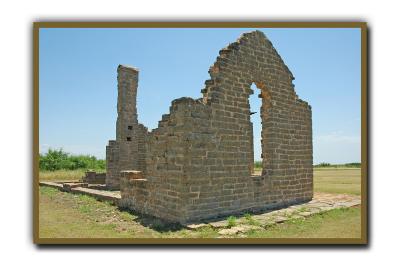 Administration Building Ruins, Fort Griffen TX