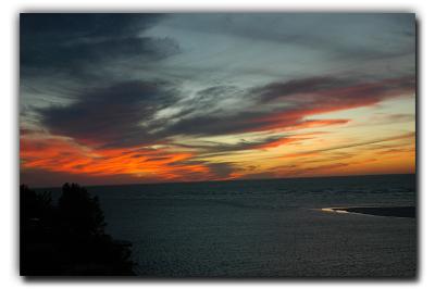 Gulf Sunset, 12/21/05, From Siesta Tower