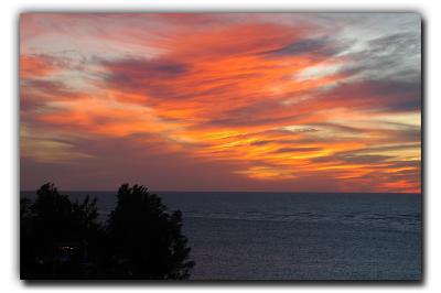 Gulf Sunset, 12/21/05, From Siesta Tower