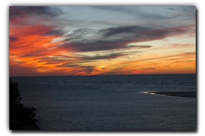 Gulf Sunset, 12/21/05, From Siesta Tower