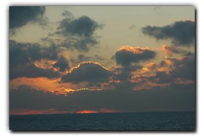 Gulf Sunset, 12/26/05, From Siesta Tower