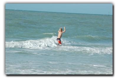 Boy in Surf, 12/28/05, Siesta Beach