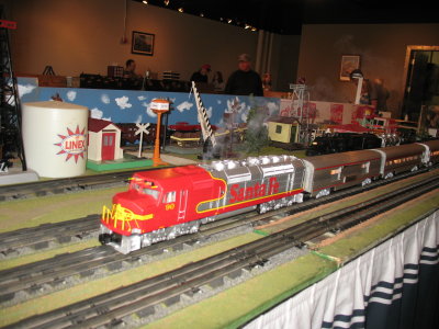 Model Train Display by Tinplate Trackers, Austin, Tx.