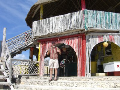 Our favorite rasta bar on Punta Sur in Cozumel
