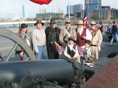 With the cannon