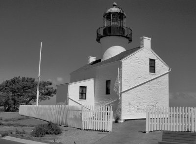 Pt. Loma Lighthouse - BW.jpg