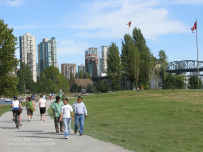 Vanier Park in early September, Vancouver