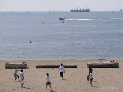 English Bay Beach in June