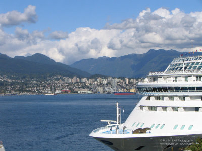 Cruise ship at Canada Place, Vancouver