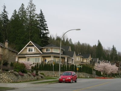 Curtis Street at Burnwood Avenue, Burnaby Mountain