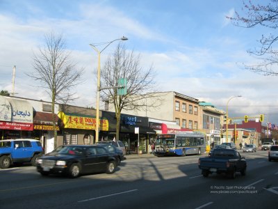 Hastings Street at Gilmore Avenue