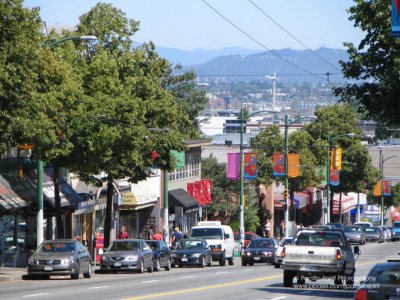 Trendy shops on West 4th Avenue, Kitsilano